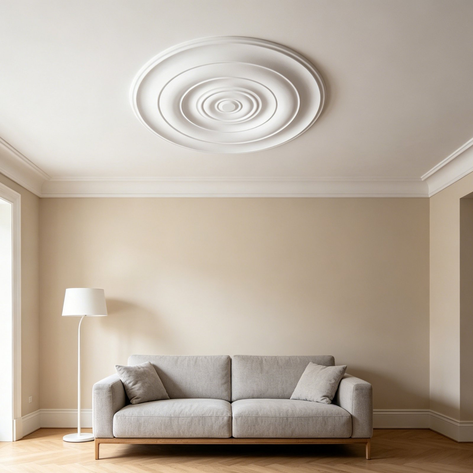 Lighting Decor - Round Ceiling Medallion European Design PU