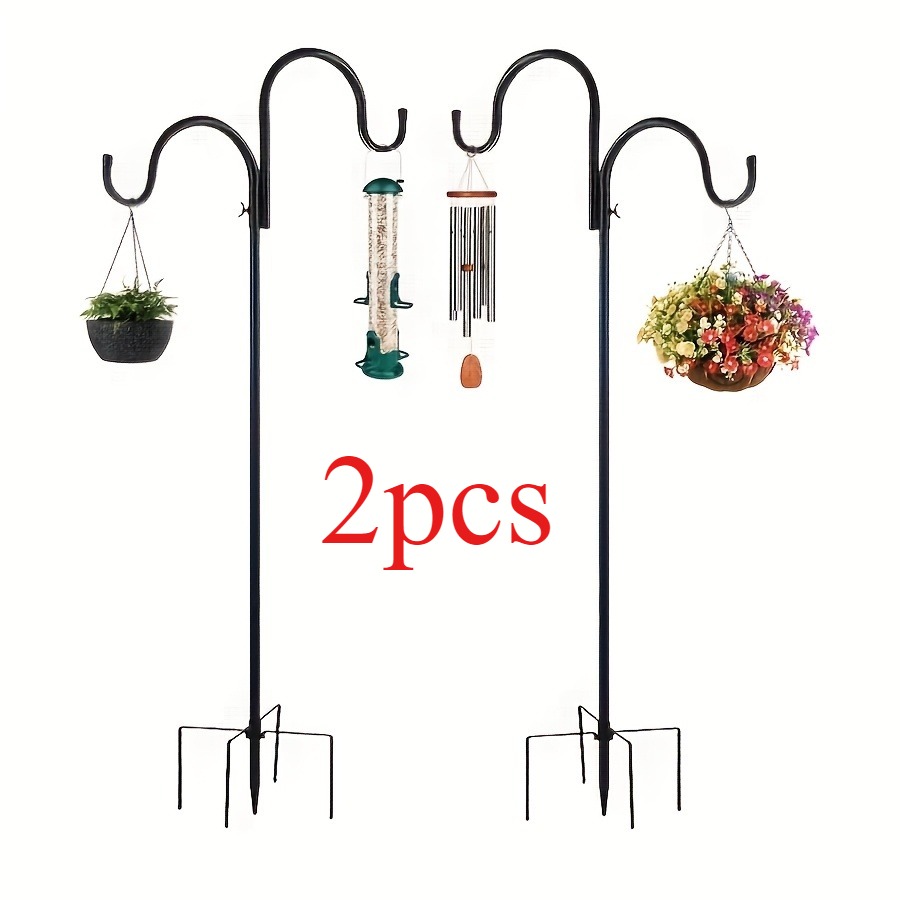 Outdoor Lighting Wedding Decor - Set of 2 Heavy-Duty Garden Shepherd's