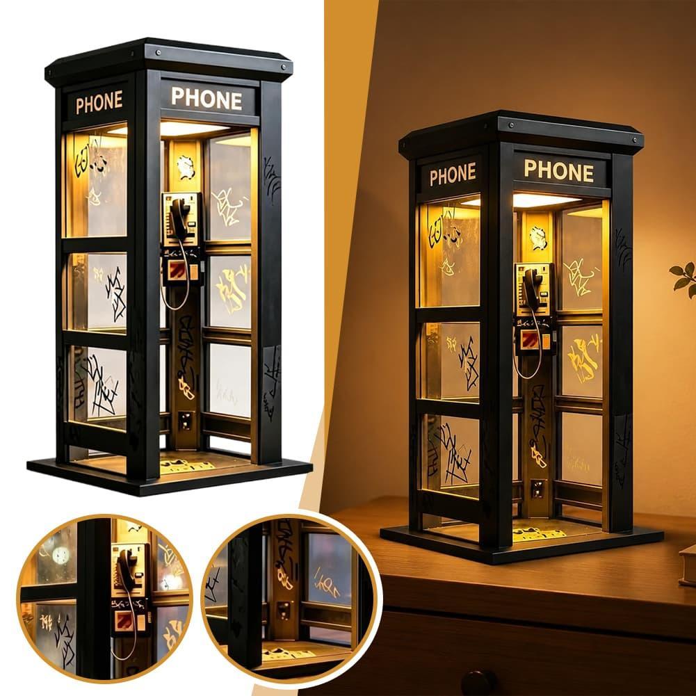 Decor Lighting Lamps - Vintage London Telephone Booth Table Lamp