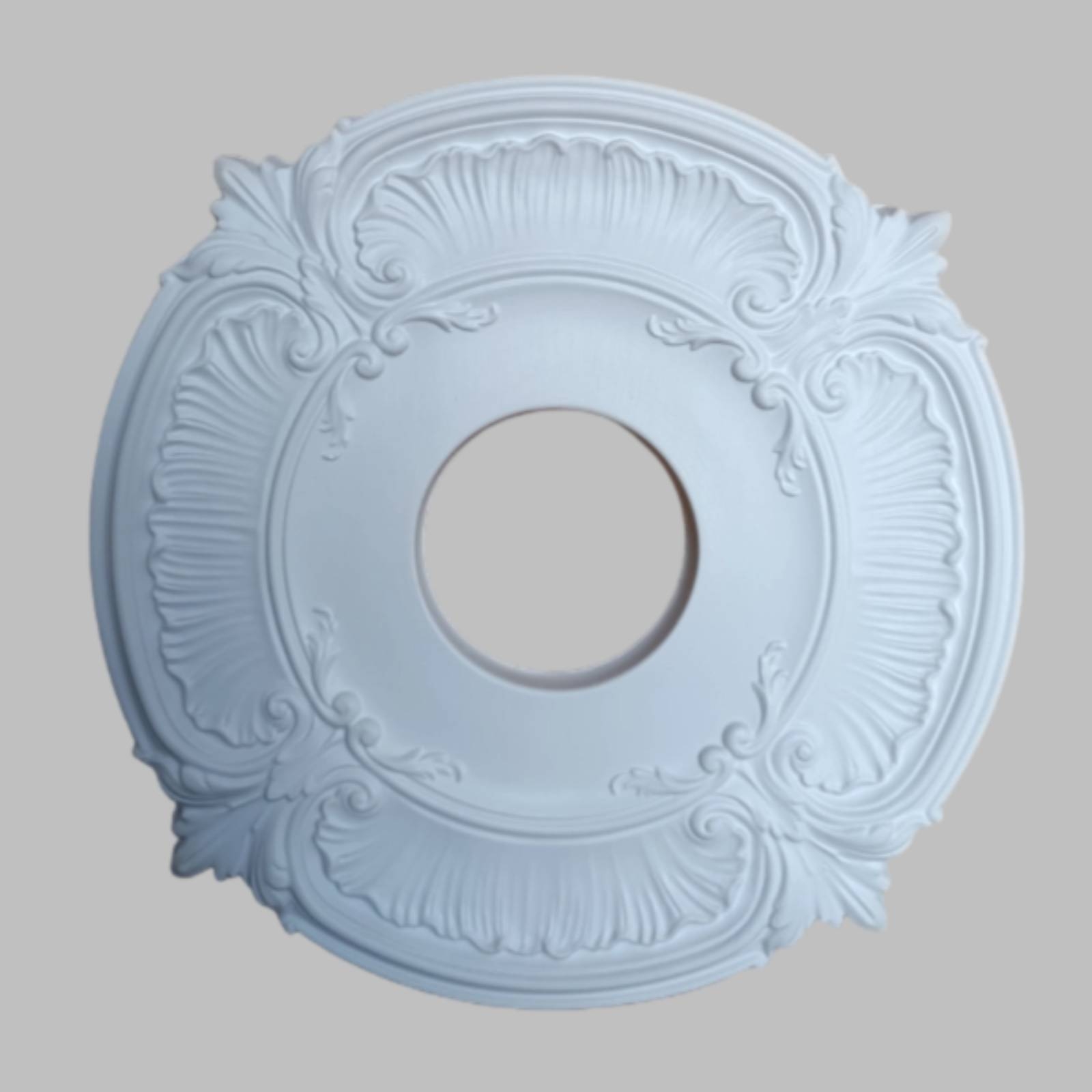 Lighting Decor - Round PU Ceiling Medallion French-Design Decorative