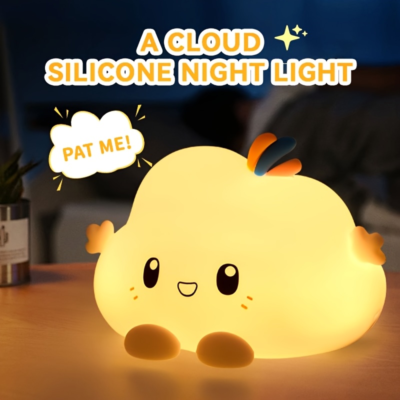 Lighting Decor - Cloud Night Light,Touch-Control Dimming, Charging &