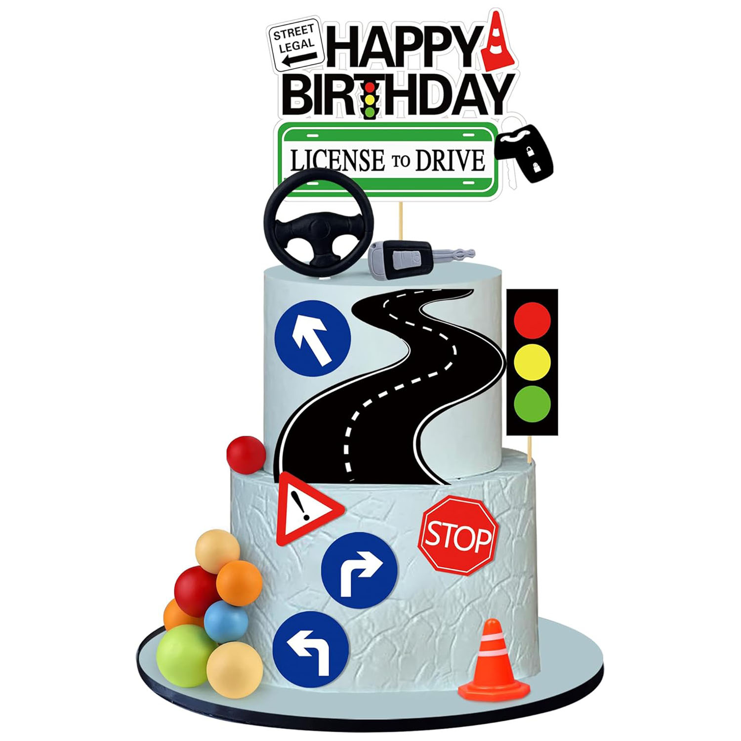 Driver License Cake Topper New - Lighting Mcqueen Birthday Decor review and price