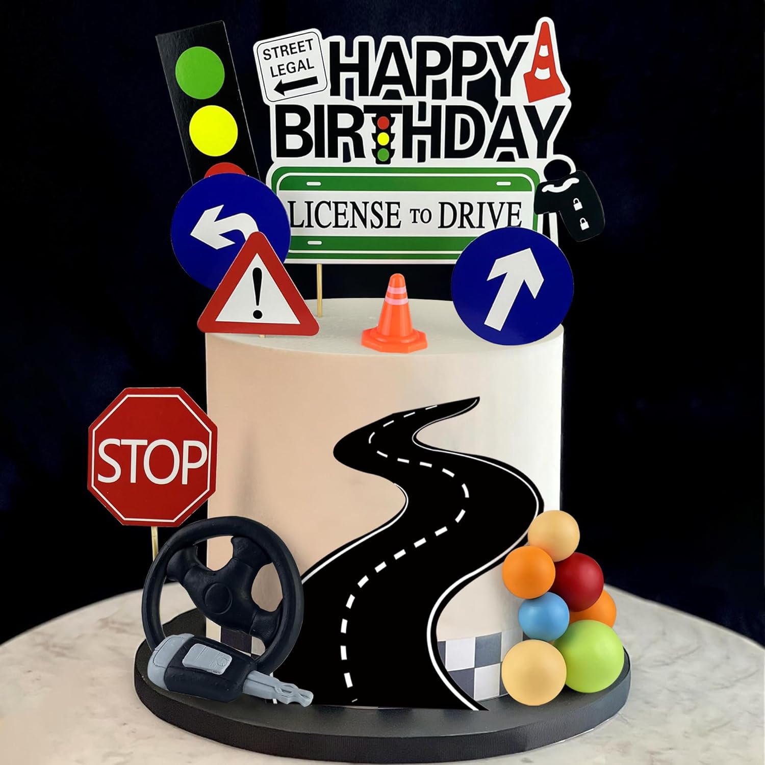 Driver License Cake Topper New - Lighting Mcqueen Birthday Decor review and price