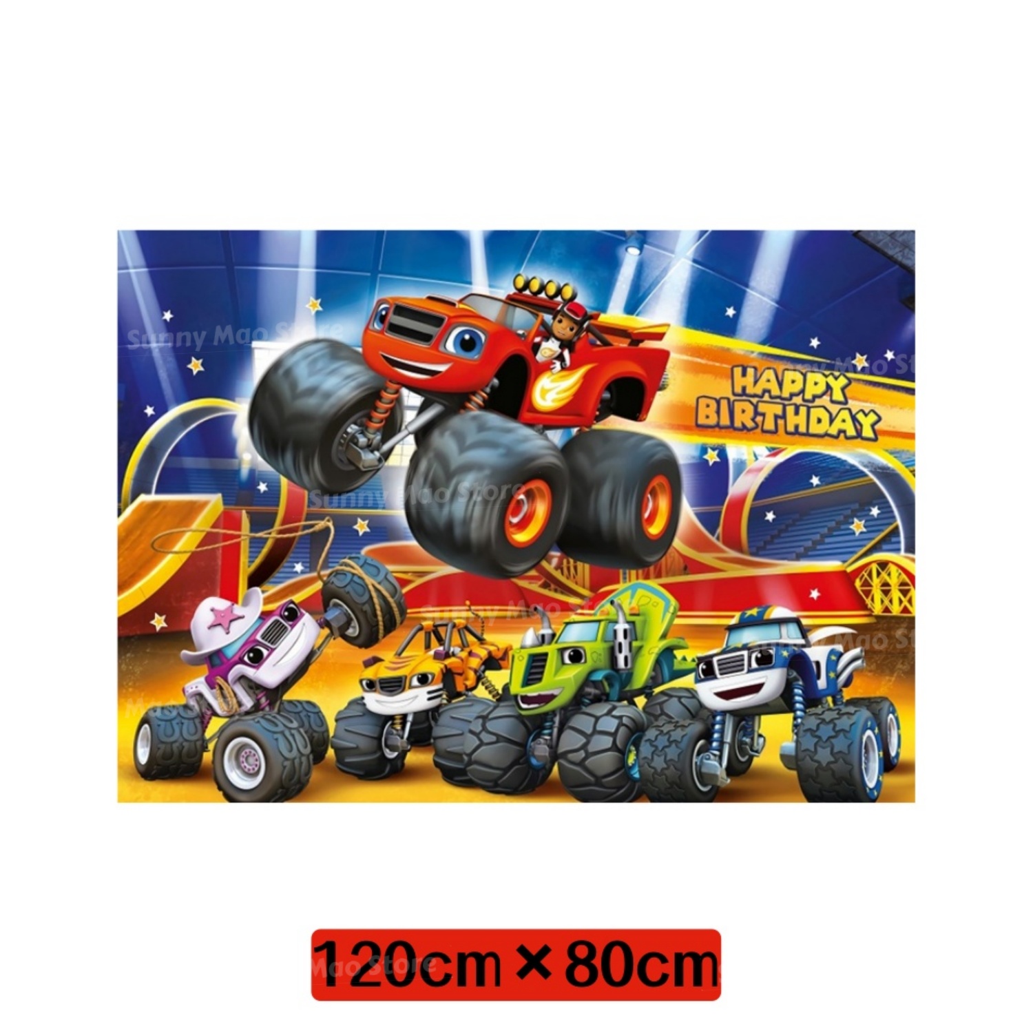 Blaze Monster Birthday Party S - Lighting Mcqueen Birthday Decor review and price