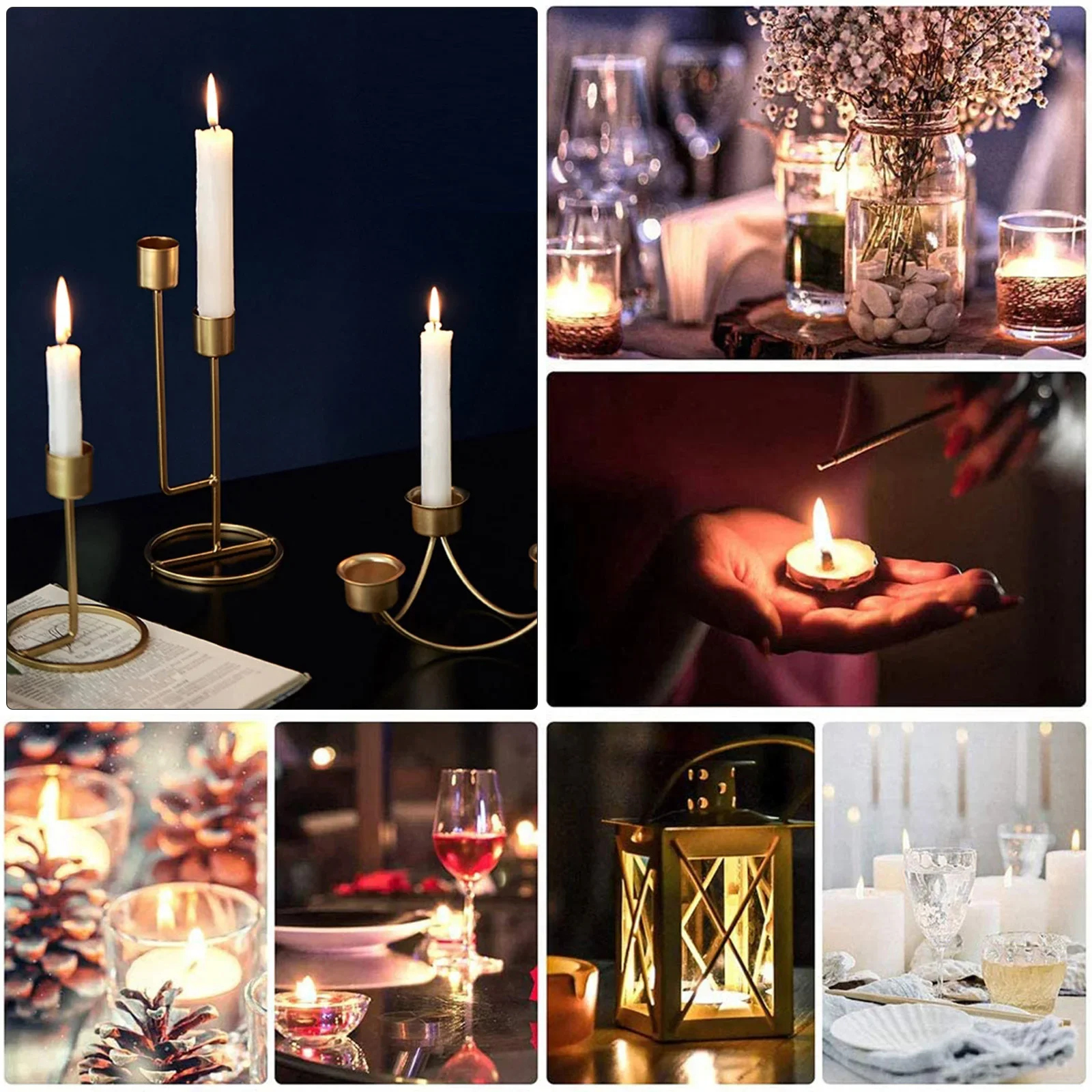 Accessories Candlestick Metal  - Home Decor Lighting Brands review and price