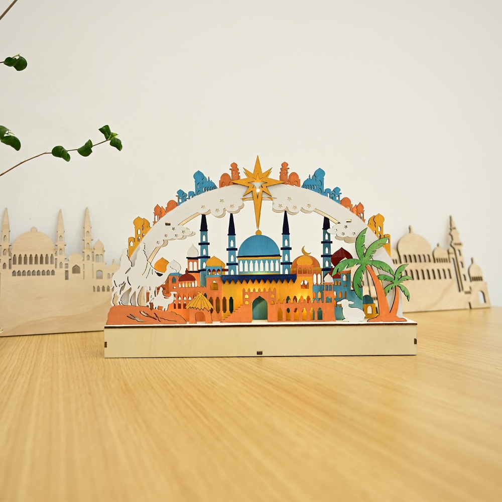 New Wooden LED Moon & Bridge L - Lighting Decor Woodbridge review and price