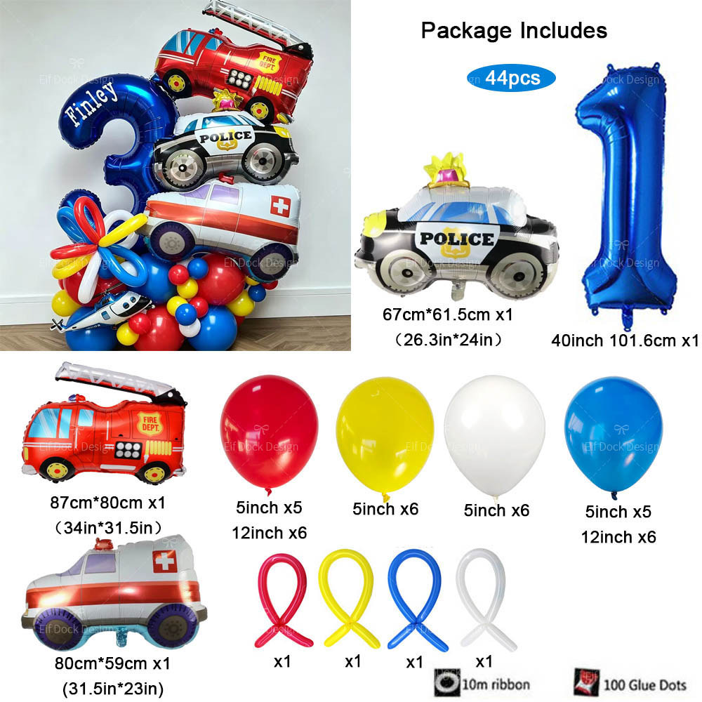 1Set Cartoon Car Foil Balloons - Lighting Mcqueen Birthday Decor review and price