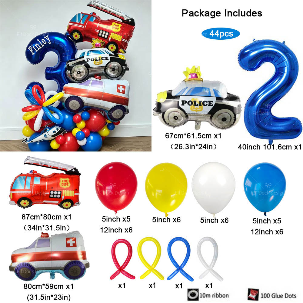 1Set Cartoon Car Foil Balloons - Lighting Mcqueen Birthday Decor review and price