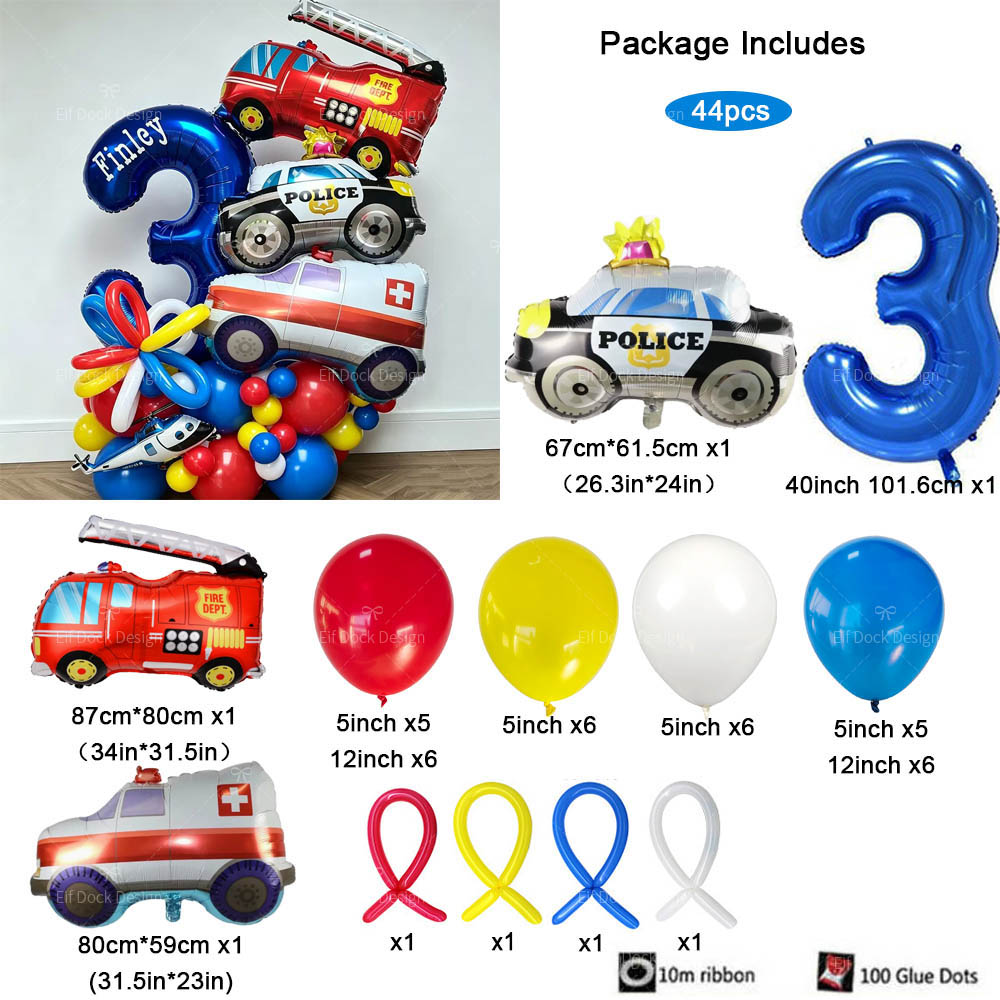 1Set Cartoon Car Foil Balloons - Lighting Mcqueen Birthday Decor review and price