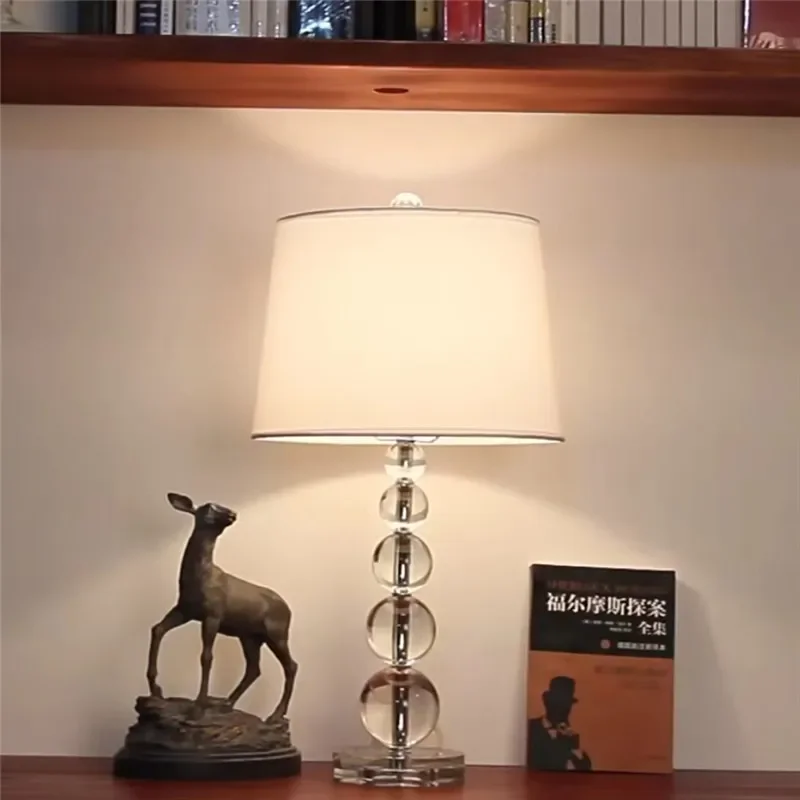 Modern Luxury Crystal Desk Lam - Lighting Room Decor Photo review and price