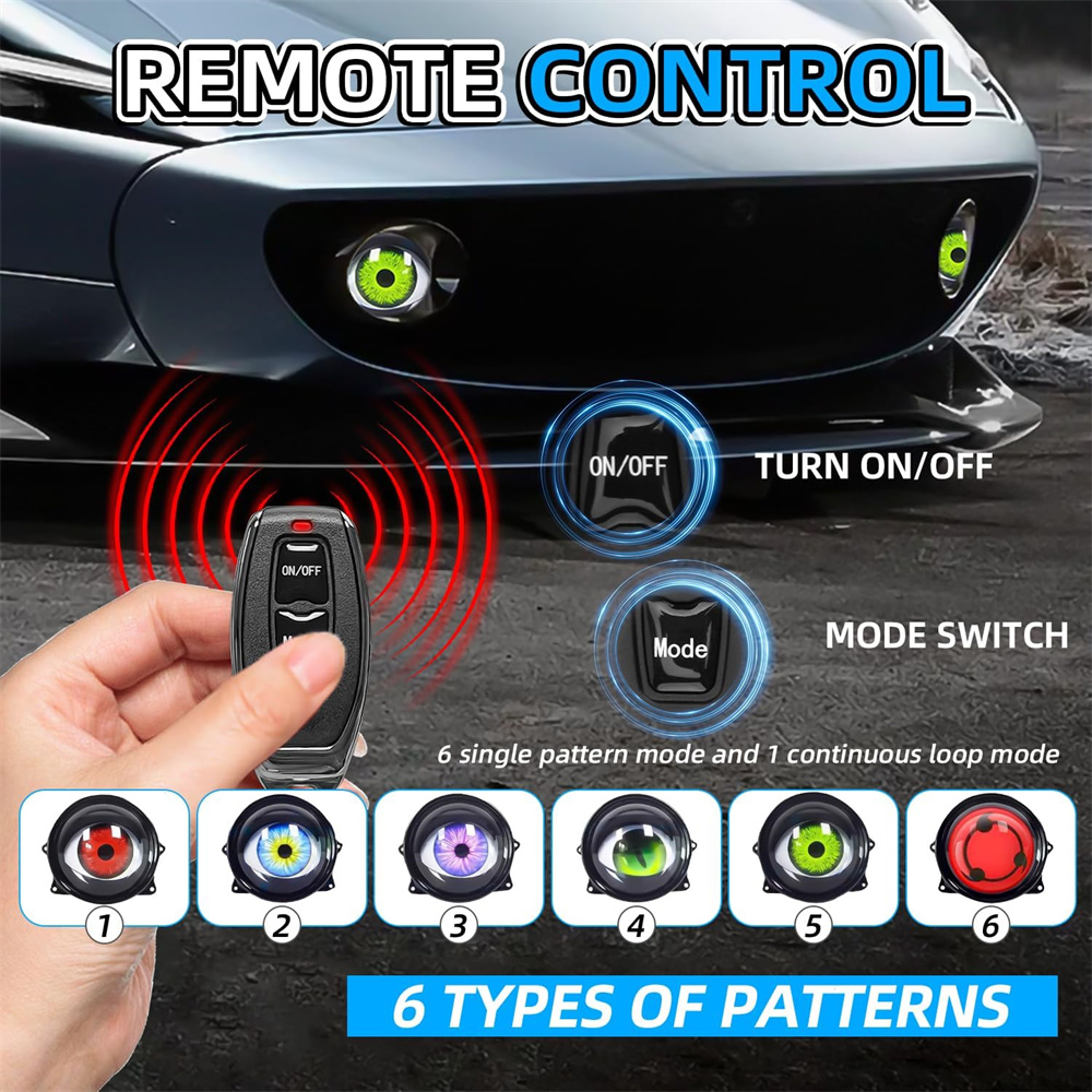  6-Mode Led Dynamic Devil Eye - Lighting Decor review and price