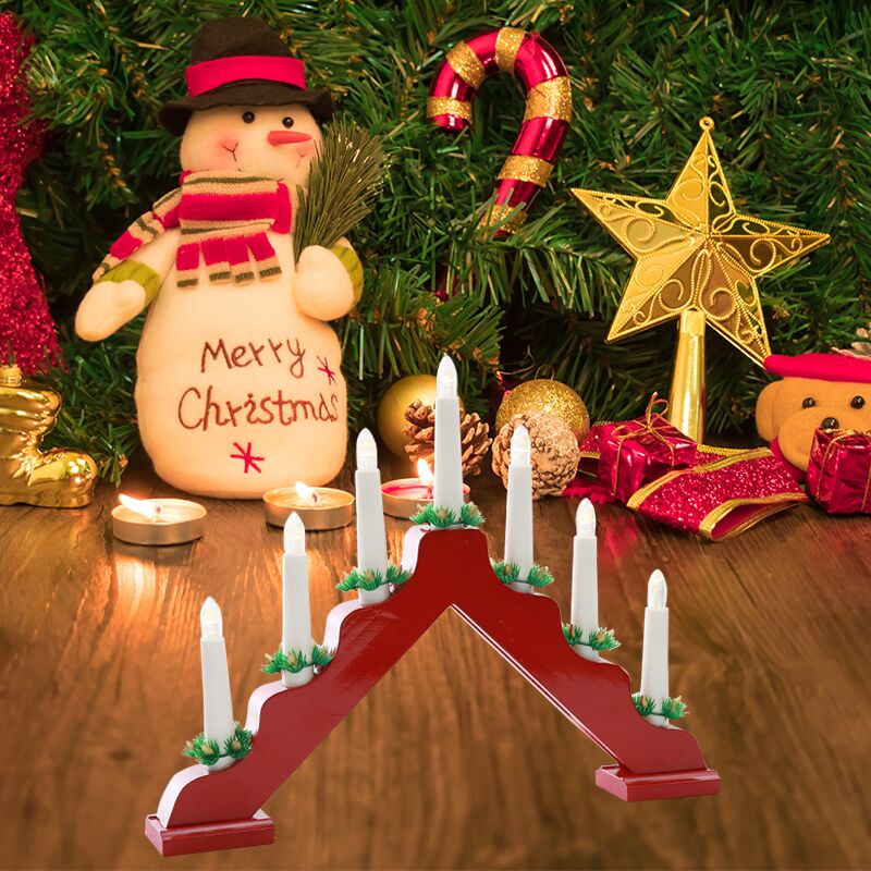 Christmas wooden candle arch l - Lighting Decor Woodbridge review and price
