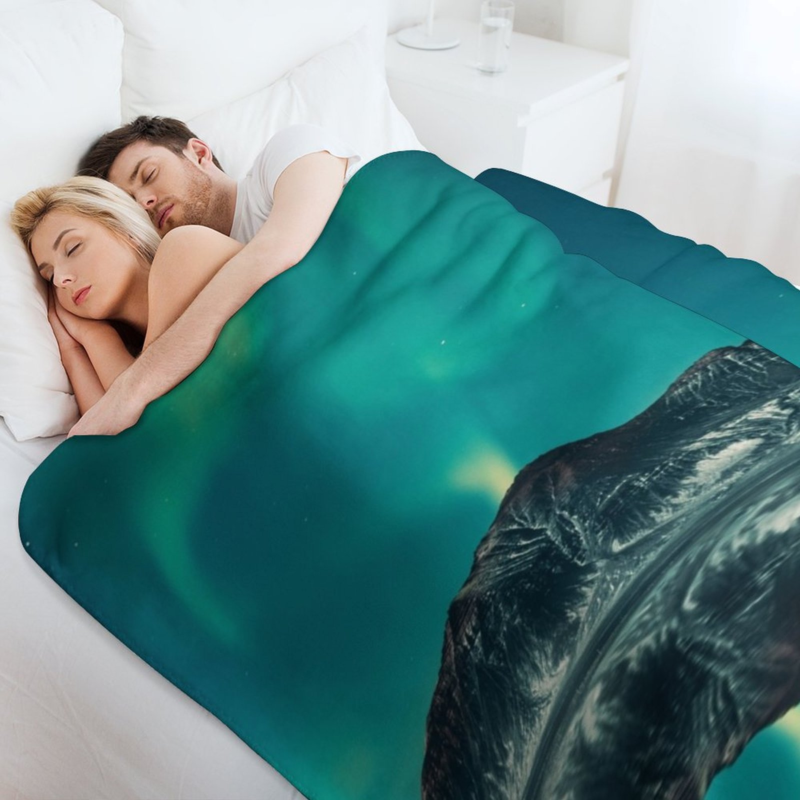 Northern Lights Throw Blanket  - Home Decor Lighting Brands review and price