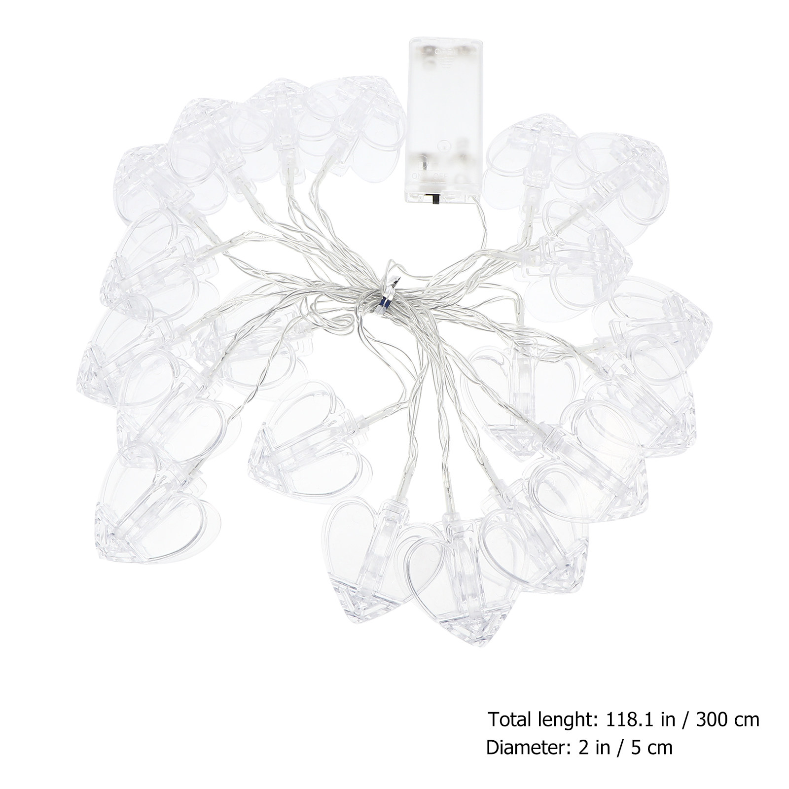 1Set LED Heart Shape Photo Cli - Lighting Room Decor Photo review and price