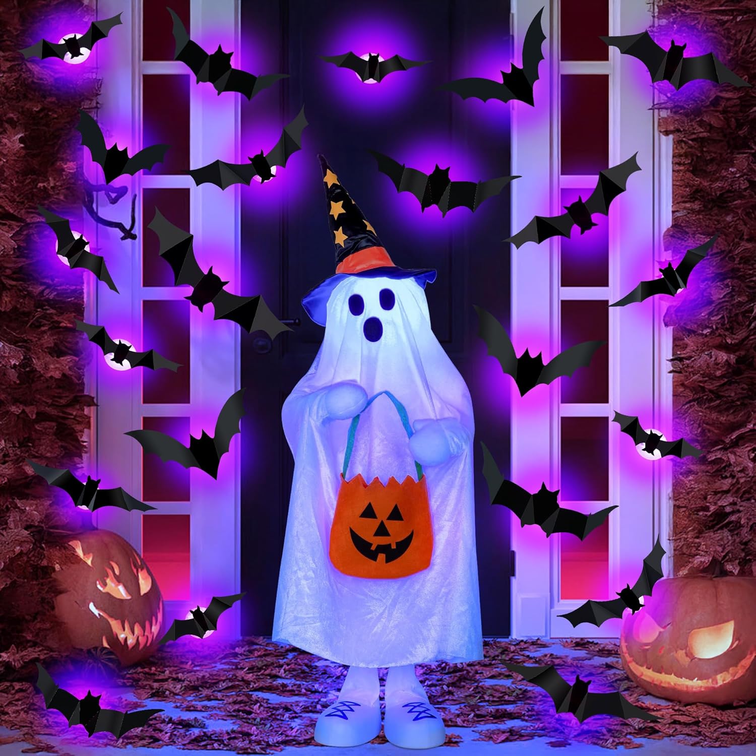 Halloween LED Bats Spider Deco - Outdoor Lighting Wedding Decor review and price