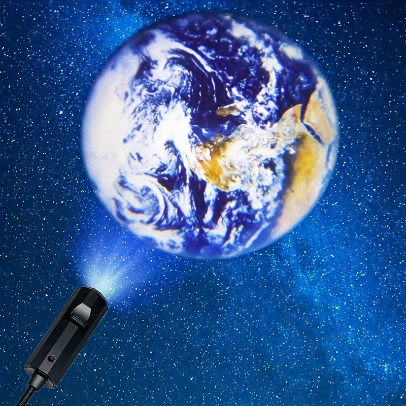 Moon Earth Projector Light USB - Lighting Room Decor Photo review and price