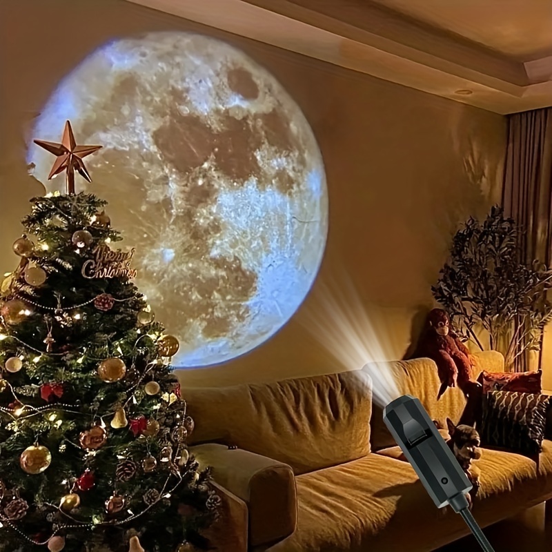 Moon Earth Projector Light USB - Lighting Room Decor Photo review and price