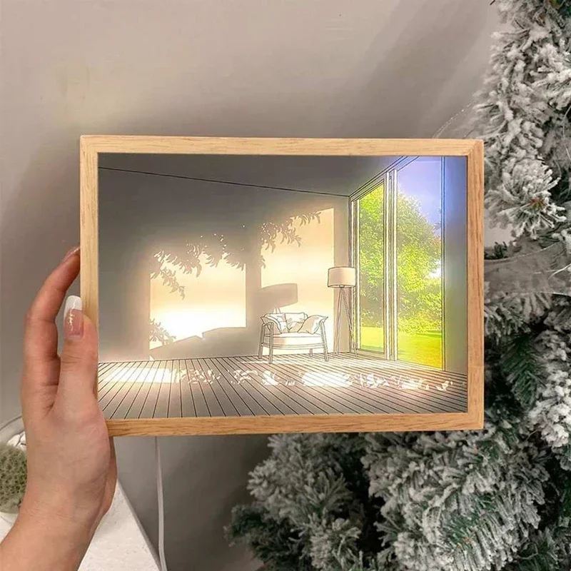 Decorative LED Light Painting  - Lighting Room Decor Photo review and price