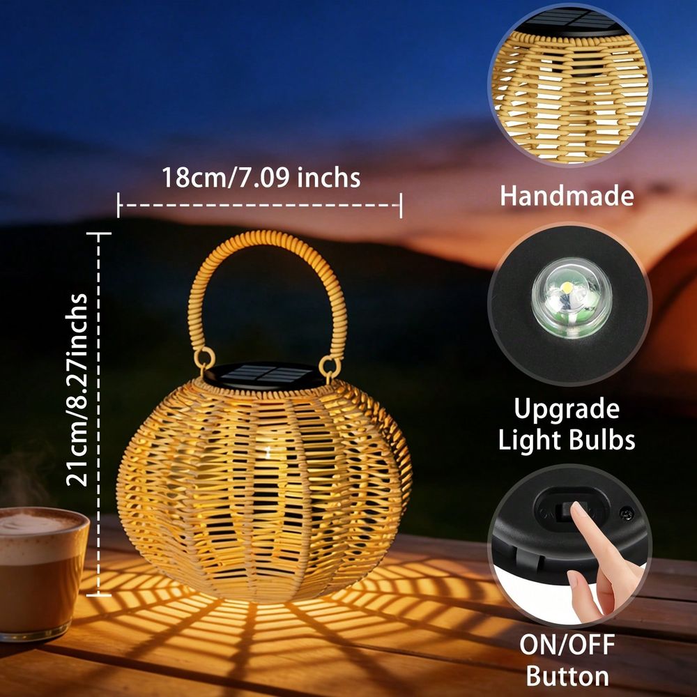 Rattan Solar Ambient Light For - Outdoor Lighting Wedding Decor review and price
