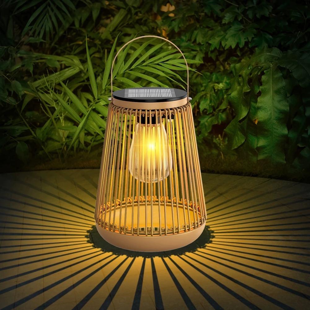 IP65 Waterproof Solar Rattan L - Decor Lighting Lamps review and price