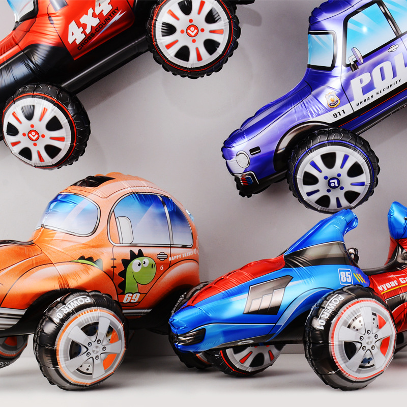 3D Stereo Cartoon Assembled Ca - Lighting Mcqueen Birthday Decor review and price