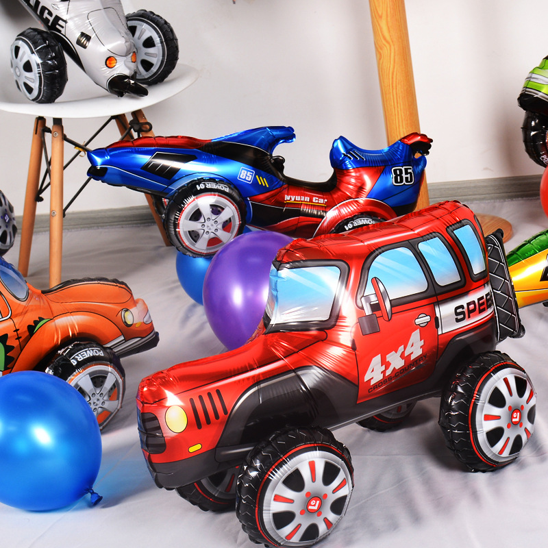 3D Stereo Cartoon Assembled Ca - Lighting Mcqueen Birthday Decor review and price